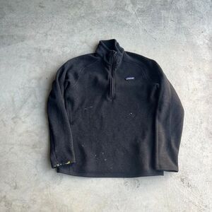 Patagonia black quarter zip fleece #outdoor #fleece size L Large